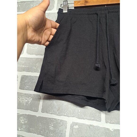 Wilfred Free Womesn Summer Shorts Black‎ Elastic Waist Drawstring Size 2XS - Picture 5 of 10